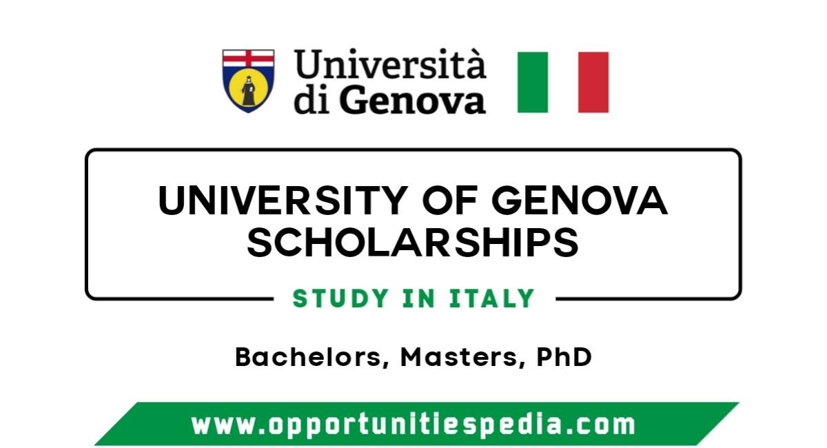 University of Genova Scholarships 2025-2026 (Study in Italy)