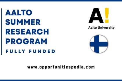 Aalto University Summer Research Program 2025 in Finland (Fully Funded)