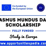 Erasmus Mundus DAFM Scholarship 2025 (Fully Funded)