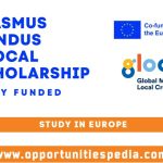 Erasmus Mundus GLOCAL Scholarship 2026 in Europe (Fully Funded)