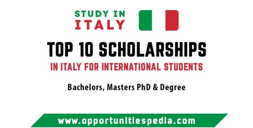 Best Italy Scholarships for International Students