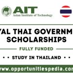 Royal Thai Government Scholarships 2025 (Fully Funded)
