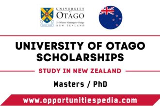 University of Otago Scholarships 2025-2026 (Study in New Zealand)