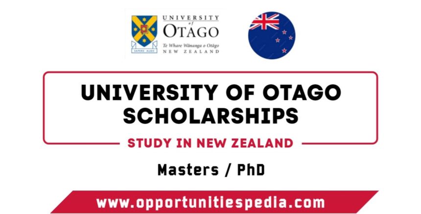 University of Otago Scholarships 2025-2026 (Study in New Zealand)