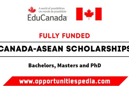 Canada-ASEAN Scholarships 2025 (Fully Funded)
