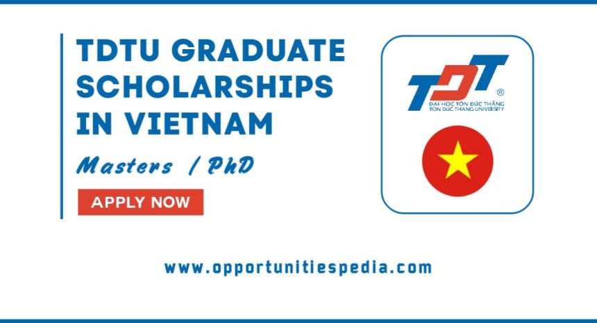 TDTU Graduate Scholarships 2025 in Vietnam