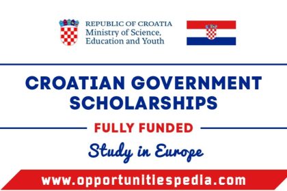 Croatian Government Scholarships 2025-2026 (Study in Europe)