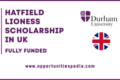 Hatfield Lioness Scholarship 2025-2026 in the UK (Fully Funded)