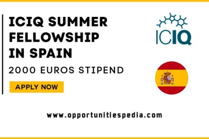 ICIQ Summer Fellowship 2025 in Spain (Paid Internship)