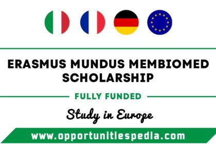 Erasmus Mundus MemBioMed Scholarship 2025 in Europe (Fully Funded)