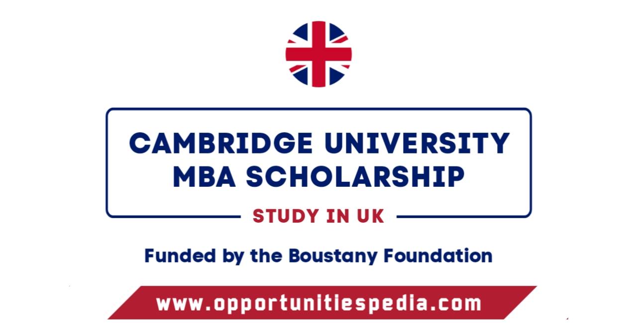 Cambridge University MBA Scholarship 2026 in the UK
