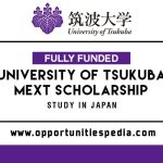 University of Tsukuba MEXT Scholarship 2026 in Japan | Fully Funded