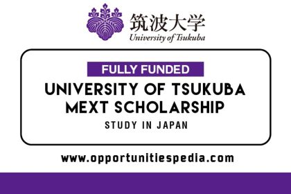 University of Tsukuba MEXT Scholarship 2026 in Japan | Fully Funded