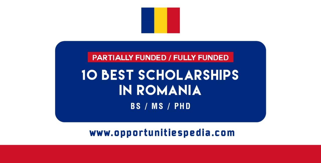 10 Best Romania Scholarships for International Students 2025–26