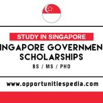 Singapore Government Scholarships 2025-2026 (Fully Funded)