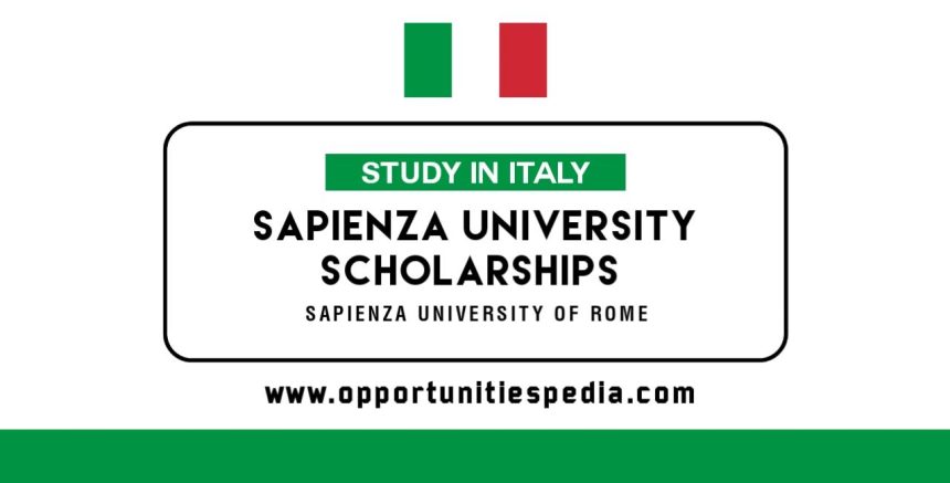 Sapienza University Scholarships 2025-2026 | Study in Italy