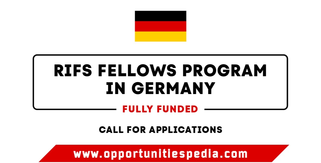 RIFS Fellows Program 2026 in Germany | Fully Funded