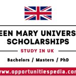 Queen Mary University Scholarships 2025-26 (Study in UK)