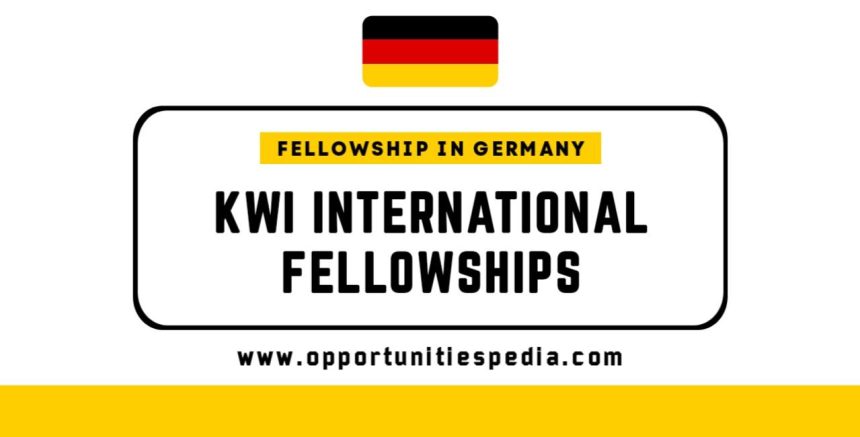 KWI International Fellowships 2026 in Germany