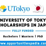 University of Tokyo Scholarships 2025-26 in Japan | Fully Funded