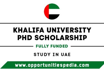 Khalifa University PhD Scholarship 2026 in UAE (Fully Funded)
