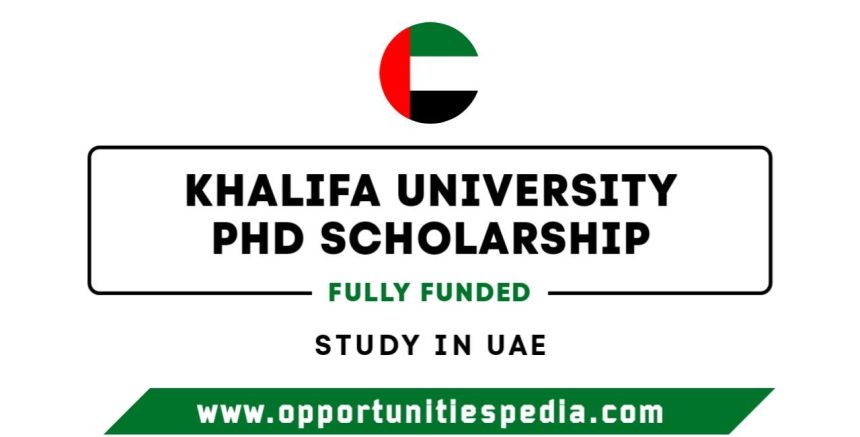 Khalifa University PhD Scholarship 2026 in UAE (Fully Funded)